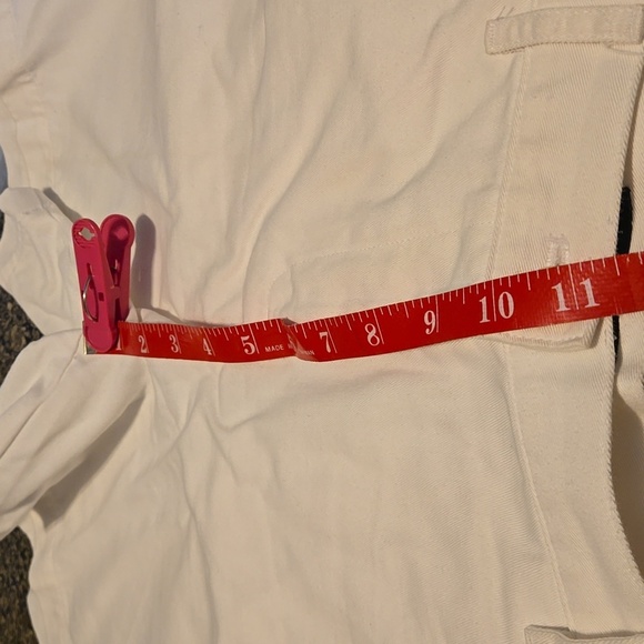 Lauren Ralph Lauren Khaki Chino Shorts Midrise Women size 6P - Picture 13 of 14